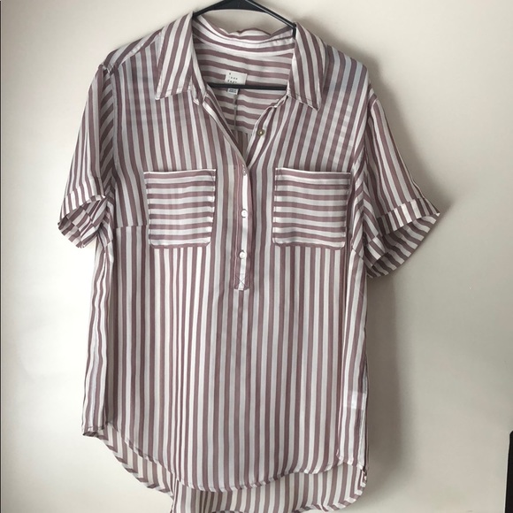 Sheer button up blouse - Picture 3 of 5